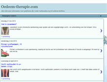 Tablet Screenshot of oedeem-therapie.com